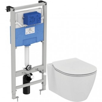 Комплект подвесной унитаз E047901 + E772401 + система инсталляции R020467 IDEAL STANDARD PROSYS CONNECT AQUABLADE E211601 Комплект подвесной унитаз E047901 + E772401 + система инсталляции R020467 IDEAL STANDARD PROSYS CONNECT AQUABLADE E211601